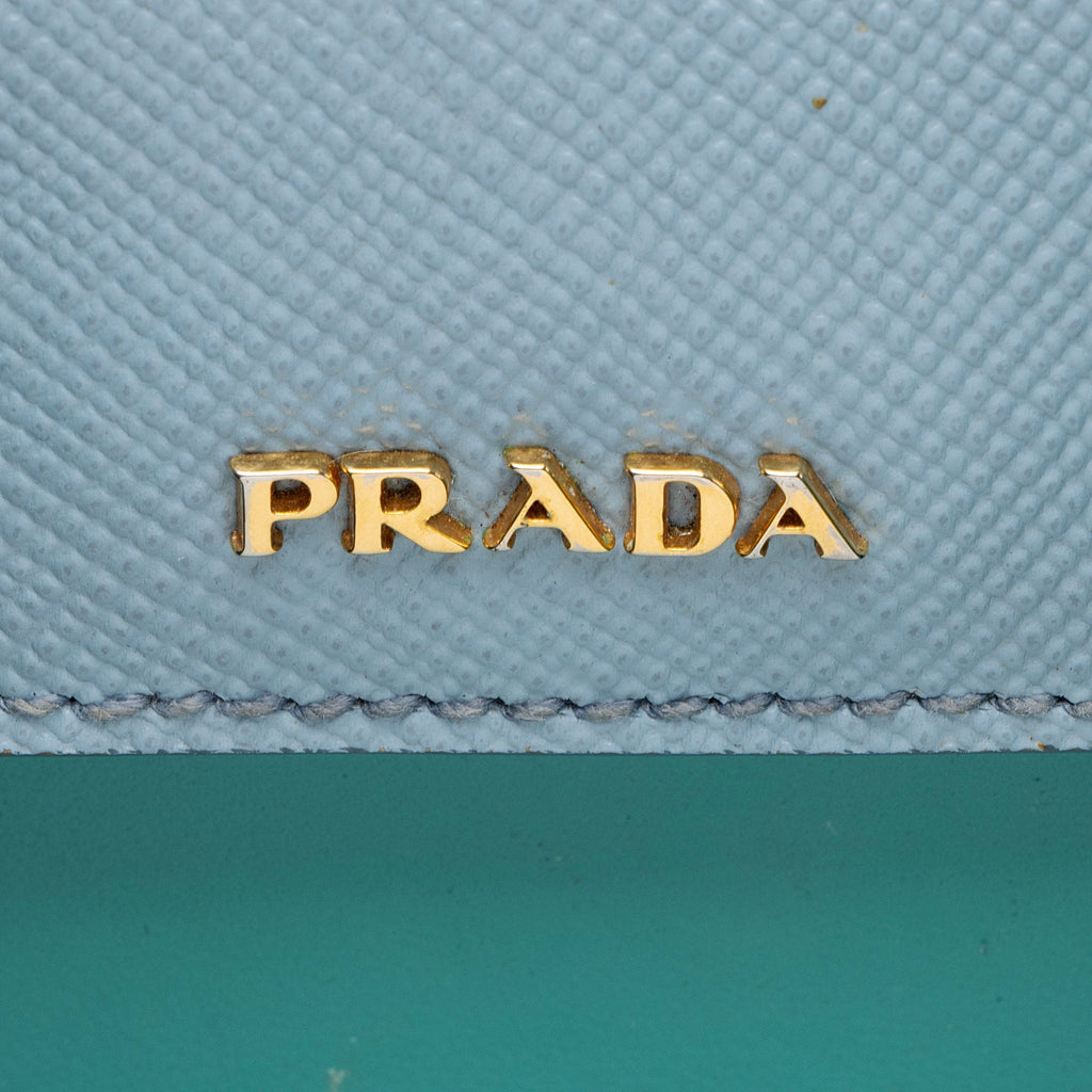 Prada Saffiano Cuir Double Handle Medium Tote
