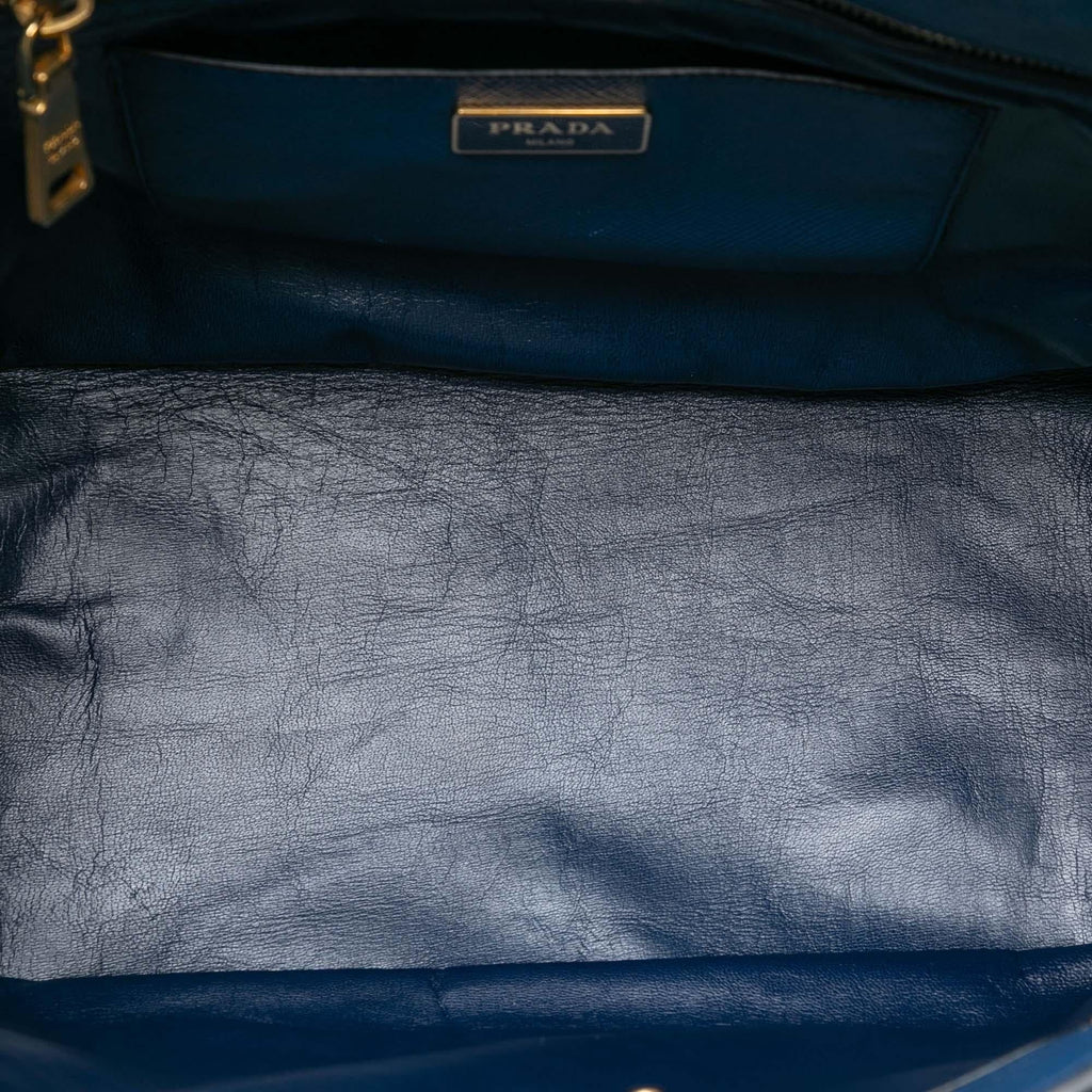 Prada Saffiano Cuir Front Pocket Convertible Tote