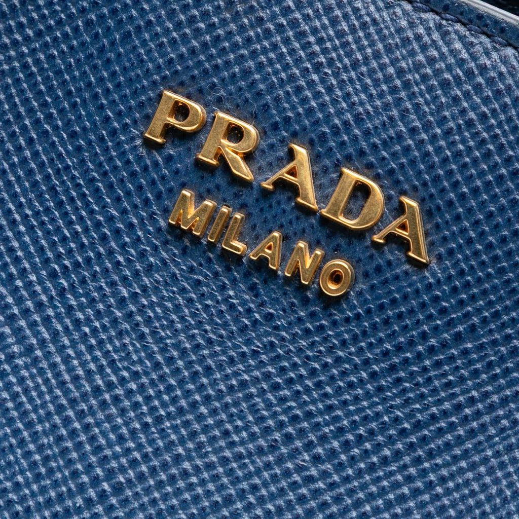 Prada Saffiano Cuir Front Pocket Convertible Tote