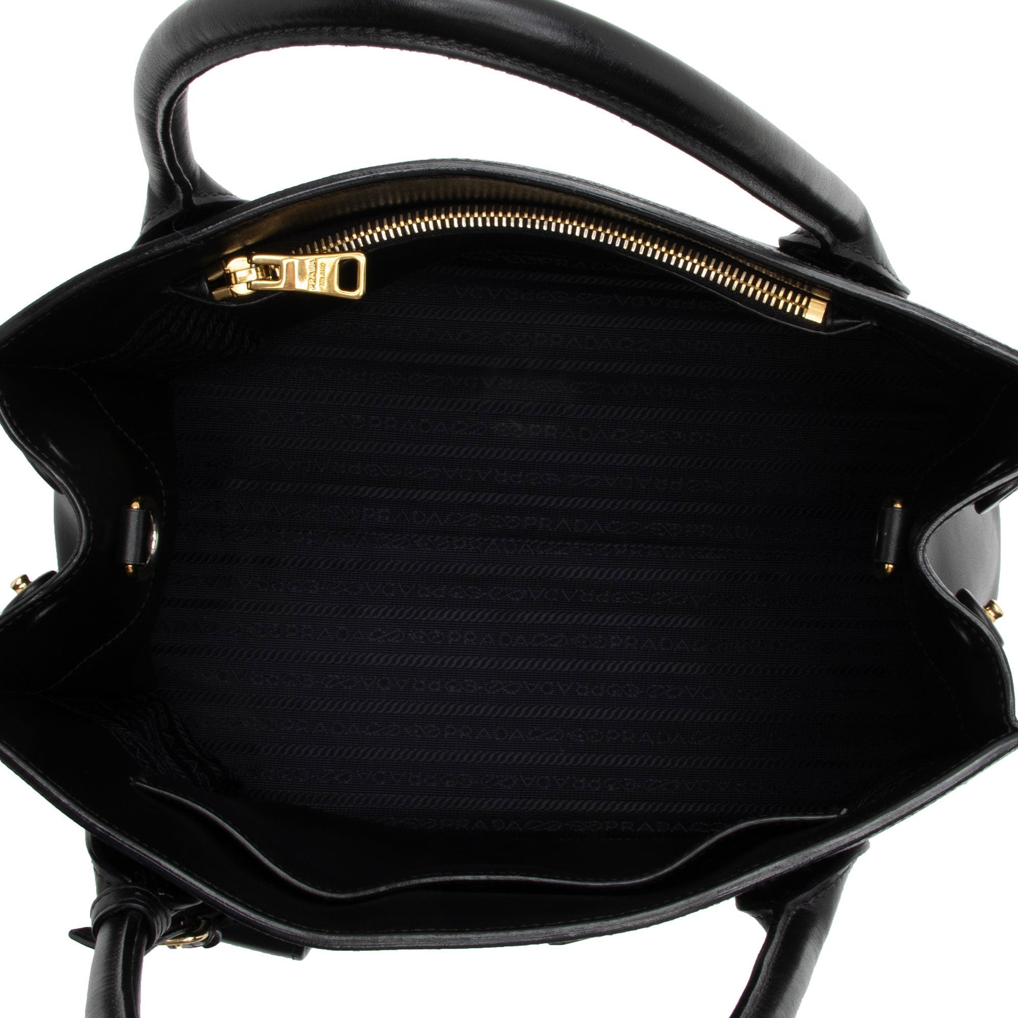 Prada Saffiano Cuir Leather Monochrome Medium Tote