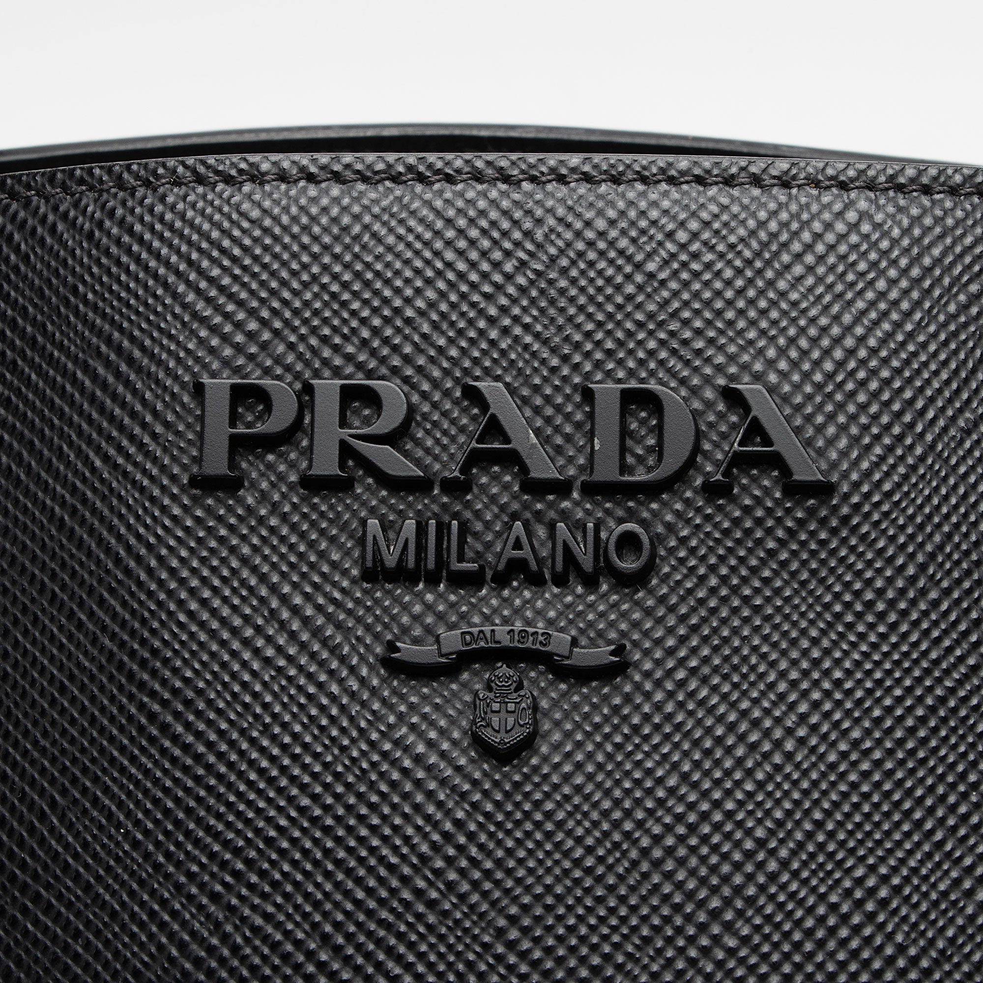 Prada Saffiano Cuir Leather Monochrome Medium Tote