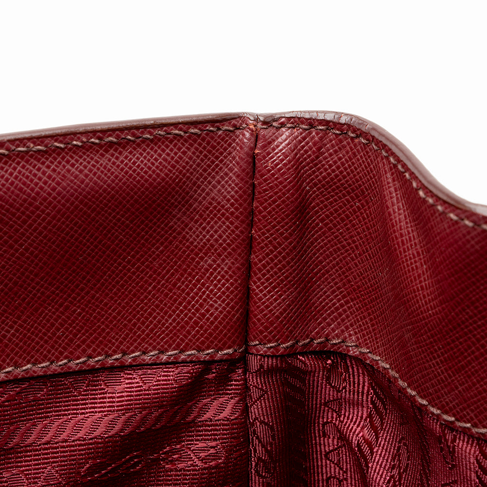Prada Saffiano Leather Gardeners Tote (SHF-19452)
