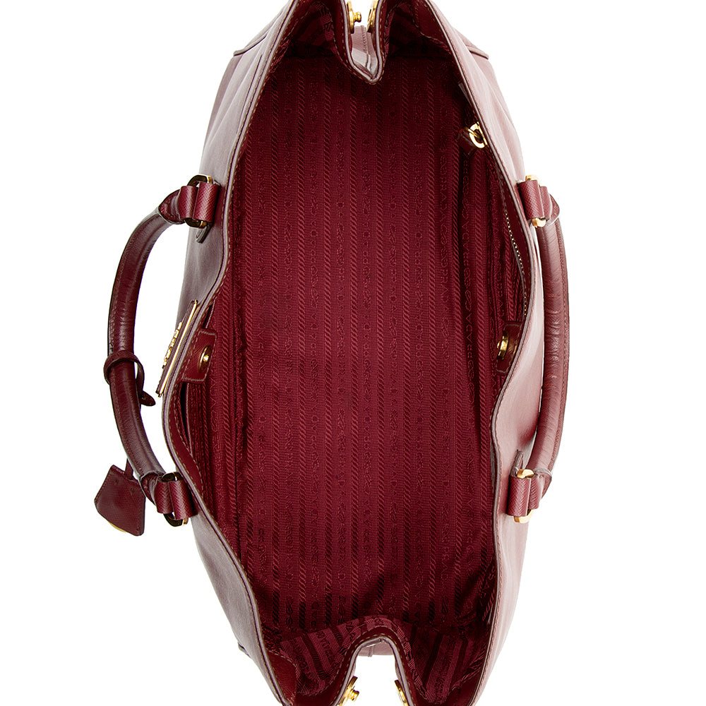 Prada Saffiano Leather Gardeners Tote (SHF-19452)