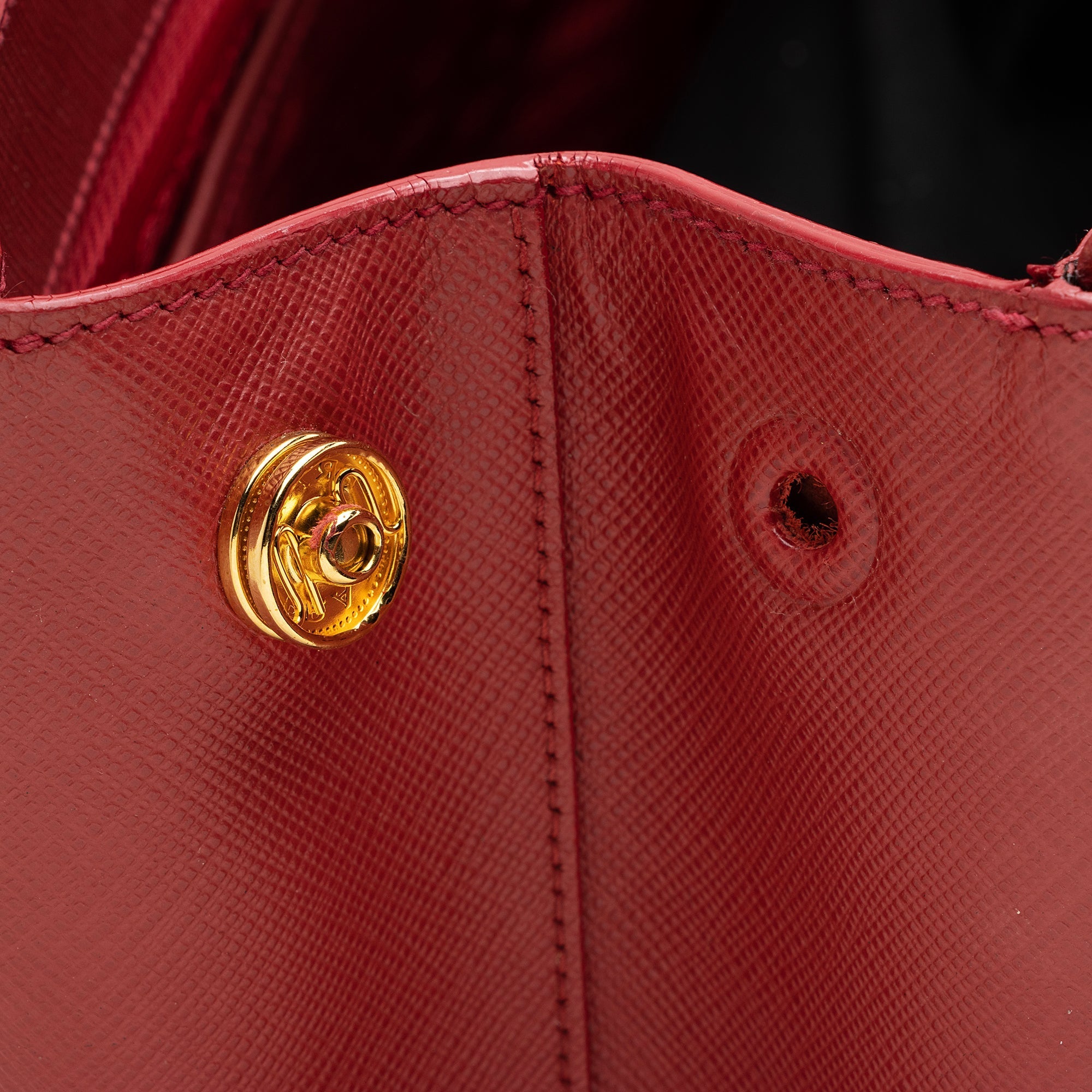 Prada Saffiano Leather Lux Double-Zip Medium Tote - FINAL SALE (SHF-18141)