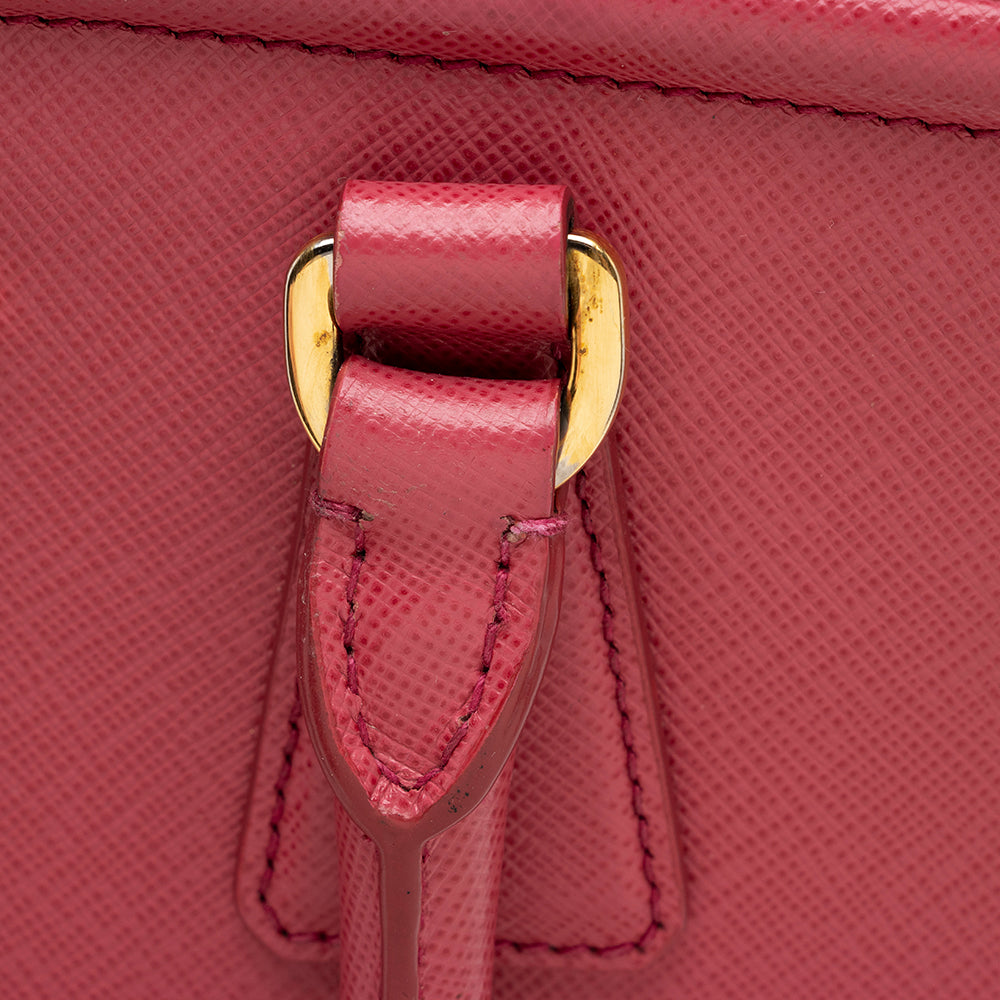 Prada Saffiano Leather Parabole Small Tote (SHF-16951)