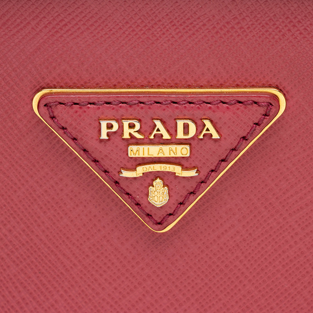 Prada Saffiano Leather Parabole Small Tote (SHF-16951)
