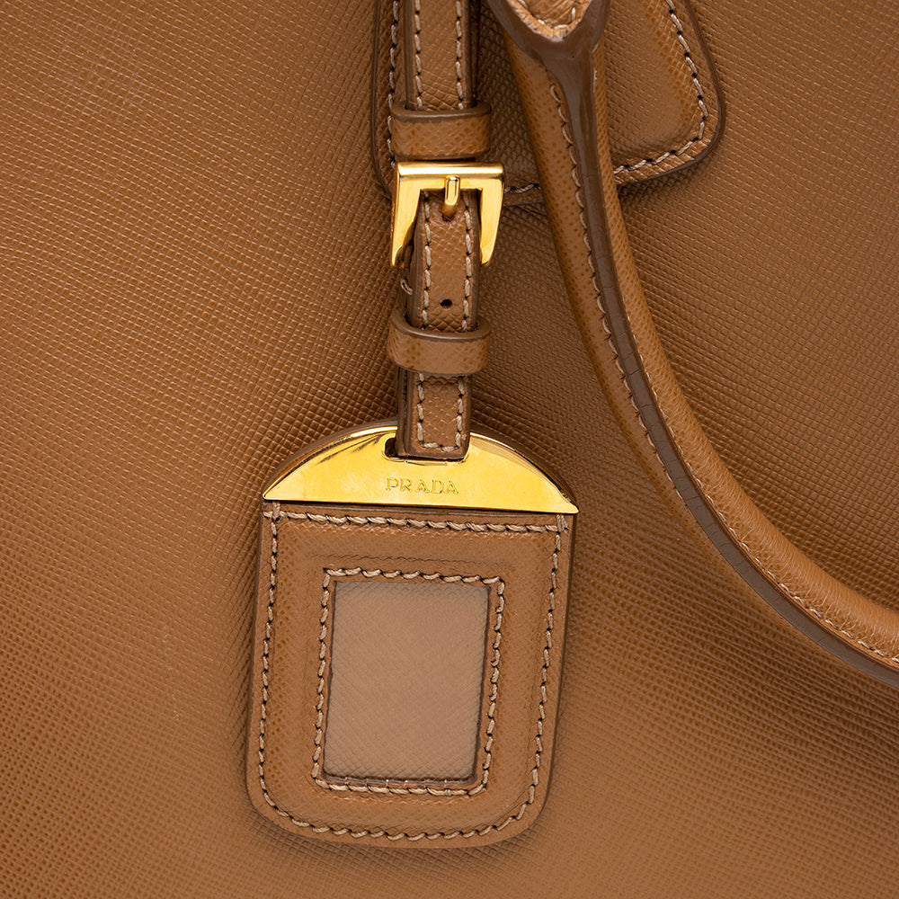 Prada Saffiano Leather Parabole Tote (SHF-18152)