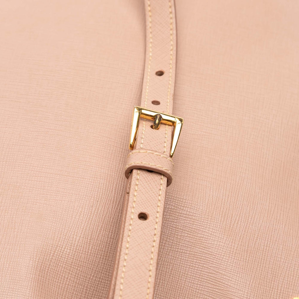 Prada Saffiano Lux Double Handle Shopping Tote