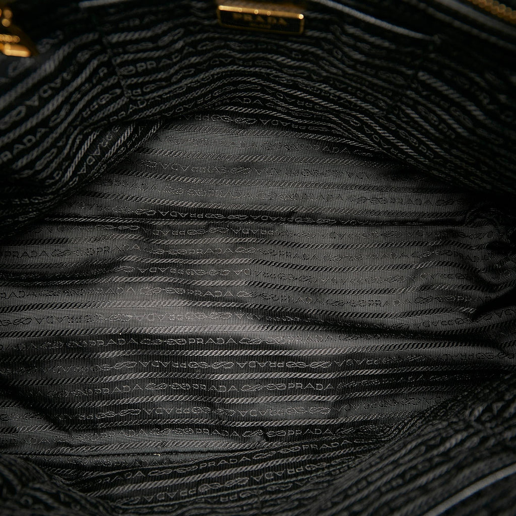 Prada Saffiano Lux Double Zip Galleria Tote Bag (SHG-29110)