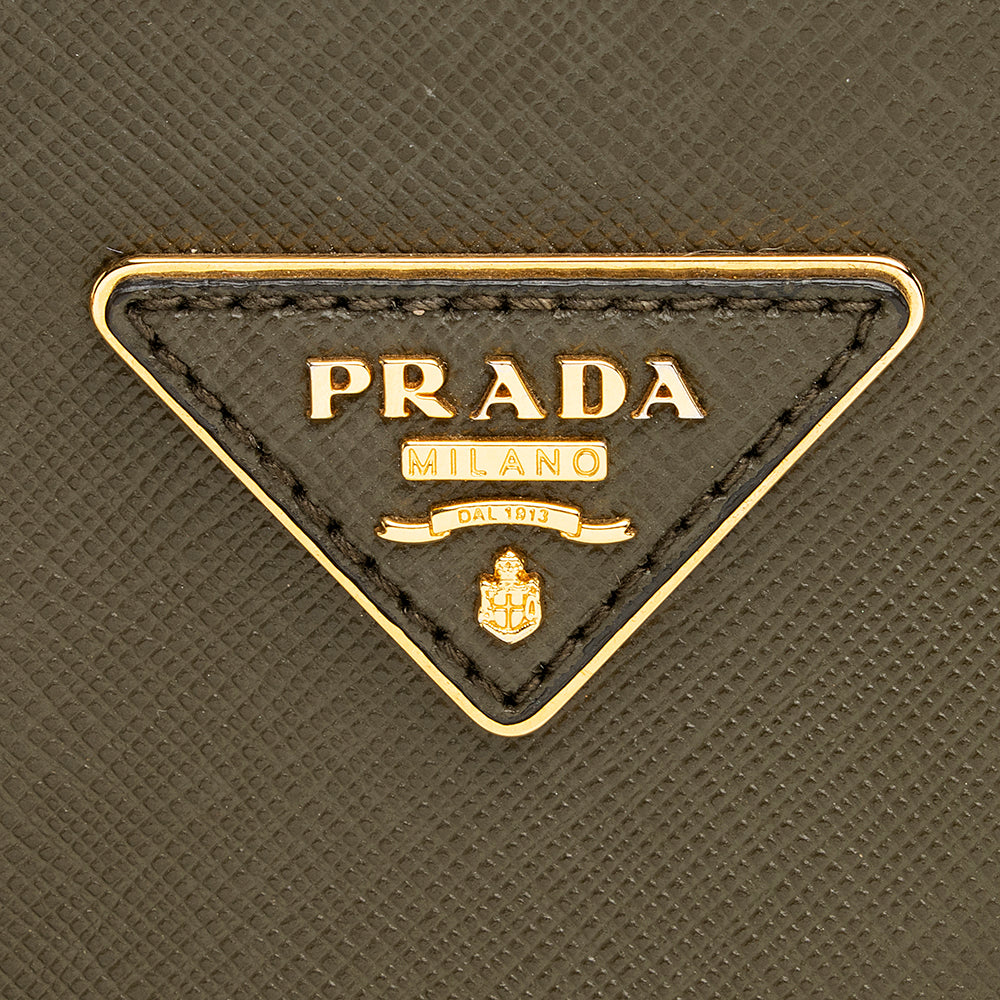 Prada Saffiano Lux Double-Zip Large Tote (SHF-19891)