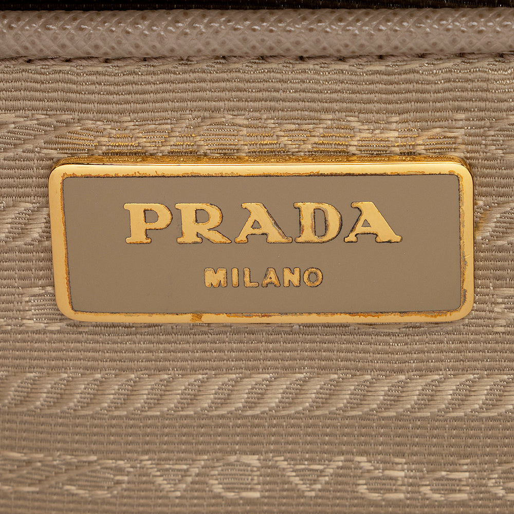 Prada Saffiano Lux Double-Zip Large Tote (SHF-20819)