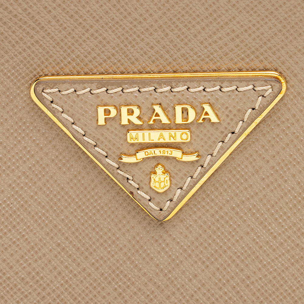Prada Saffiano Lux Double-Zip Large Tote (SHF-20819)