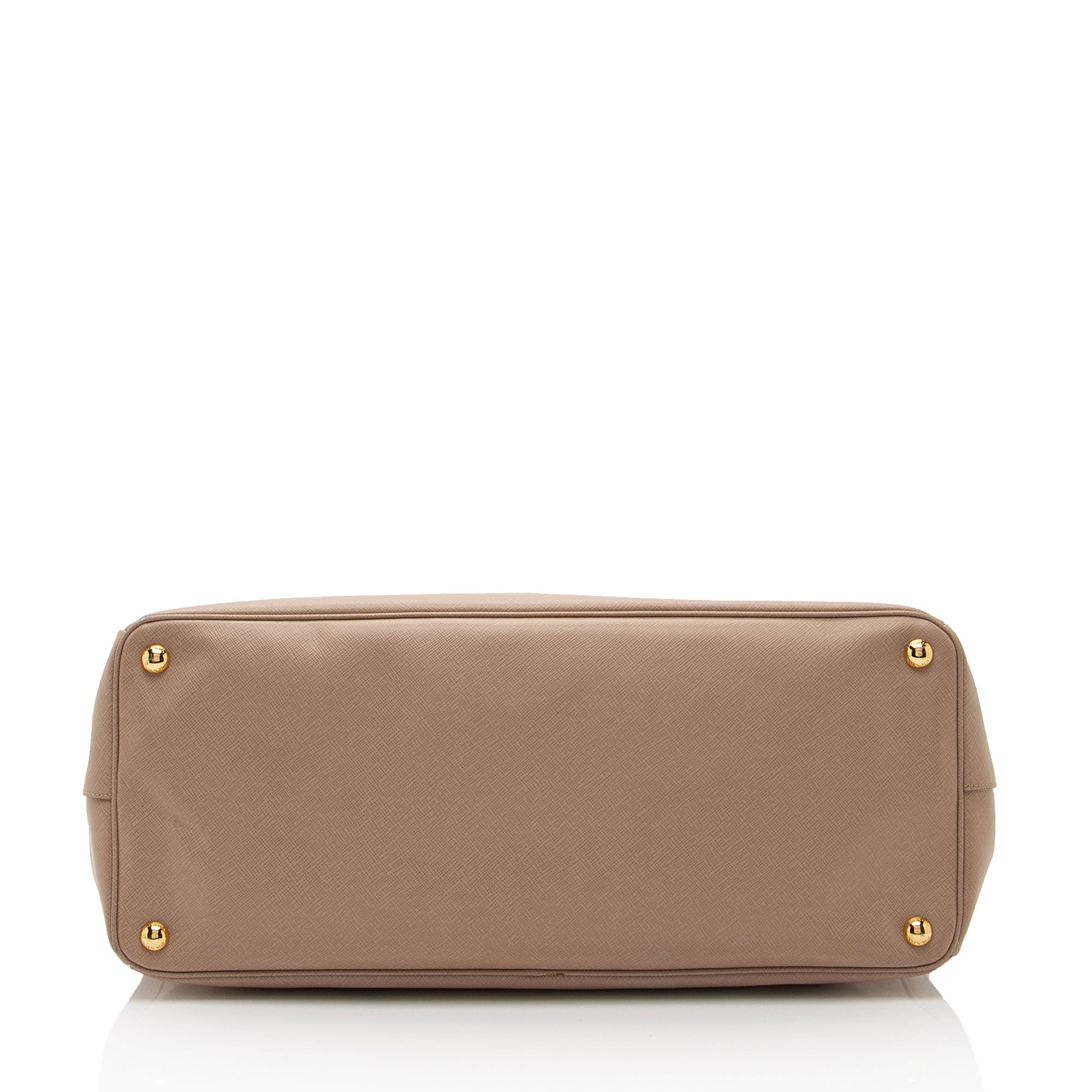 Prada Saffiano Lux Double Zip Large Tote (SHF-0mQq6u)