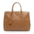 Prada Saffiano Lux Double Zip Large Tote