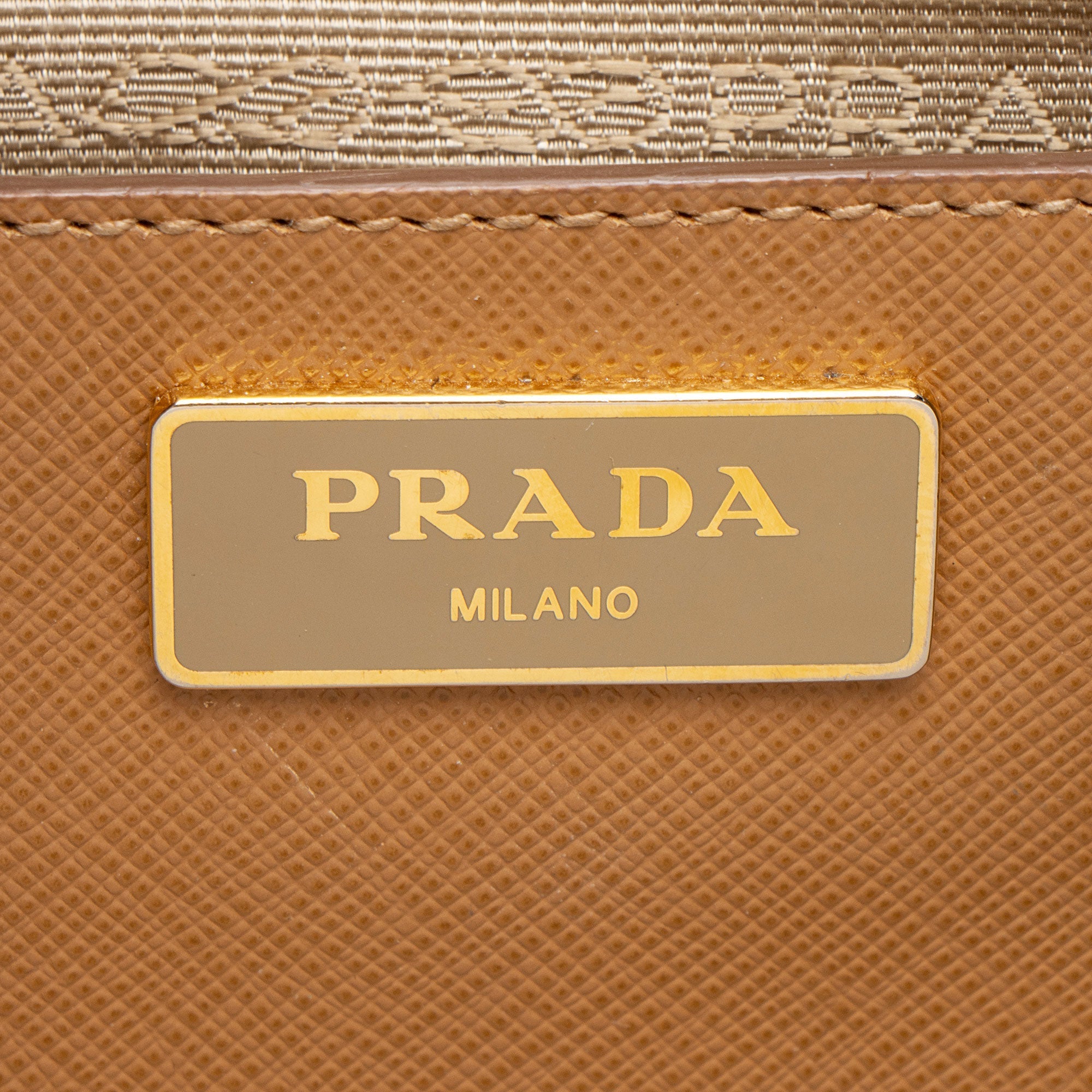 Prada Saffiano Lux Double Zip Large Tote