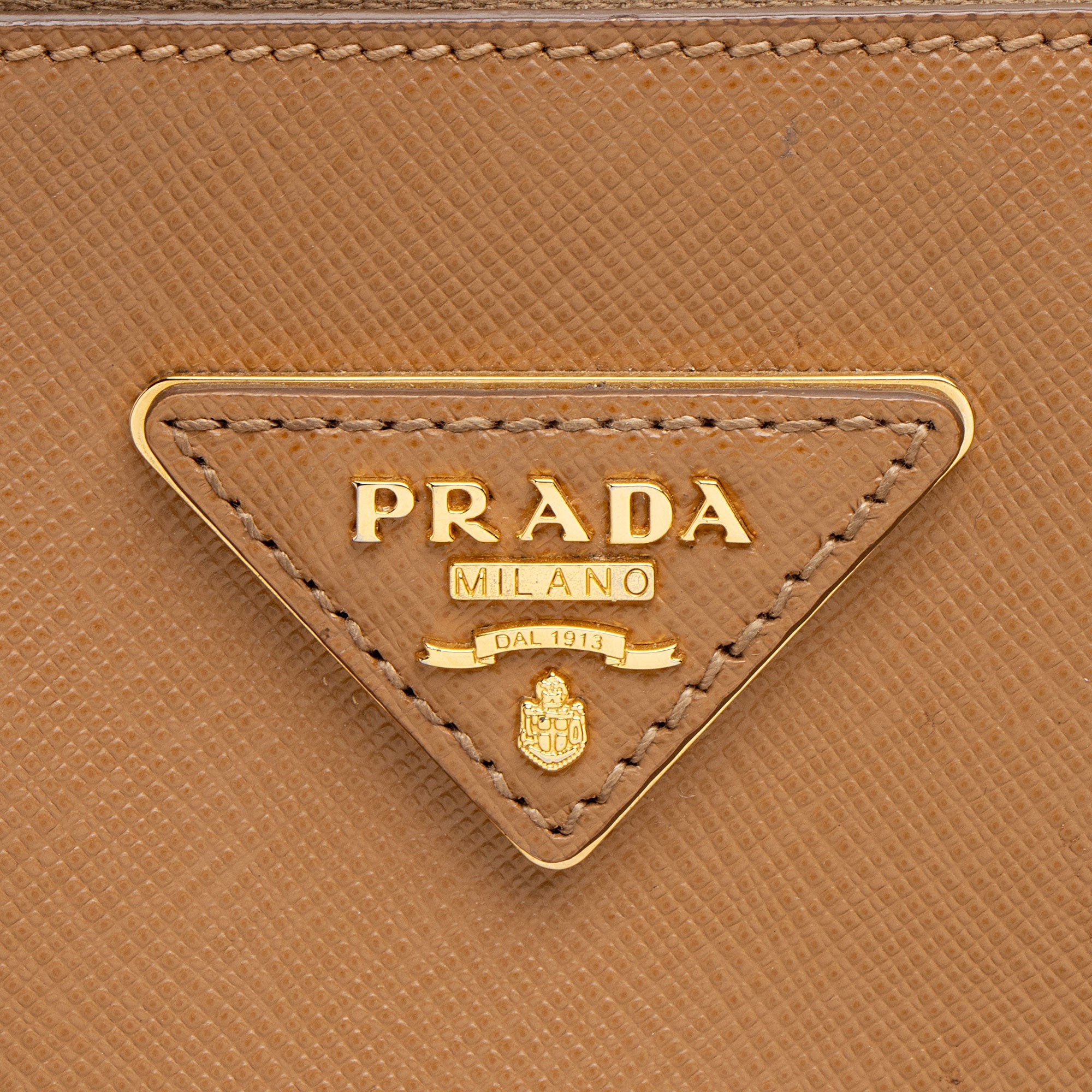Prada Saffiano Lux Double Zip Large Tote