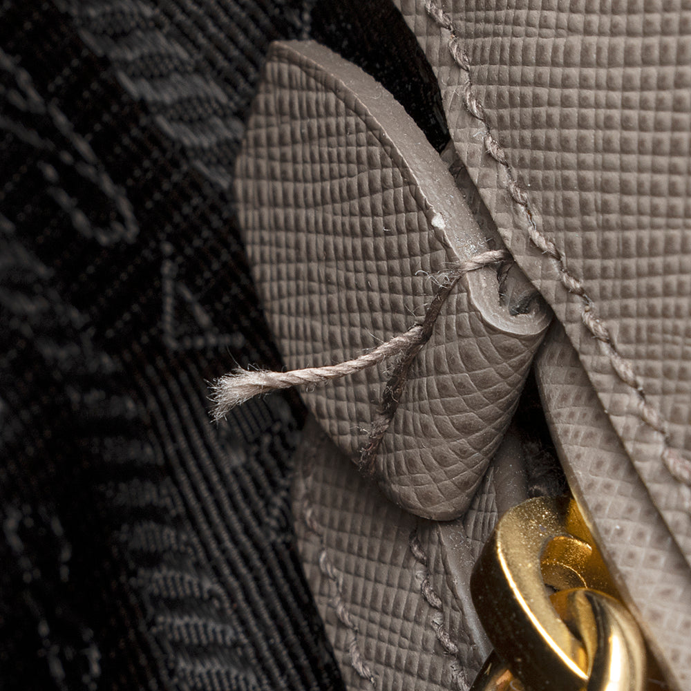 Prada Saffiano Lux Double-Zip Medium Tote (SHF-19354)