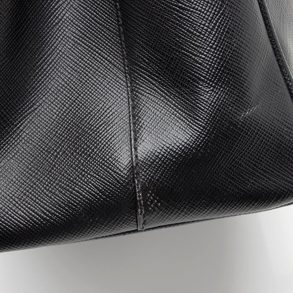 Prada Saffiano Lux Double-Zip Medium Tote (SHF-20631)
