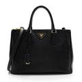 Prada Saffiano Lux Double-Zip Medium Tote (SHF-22264)