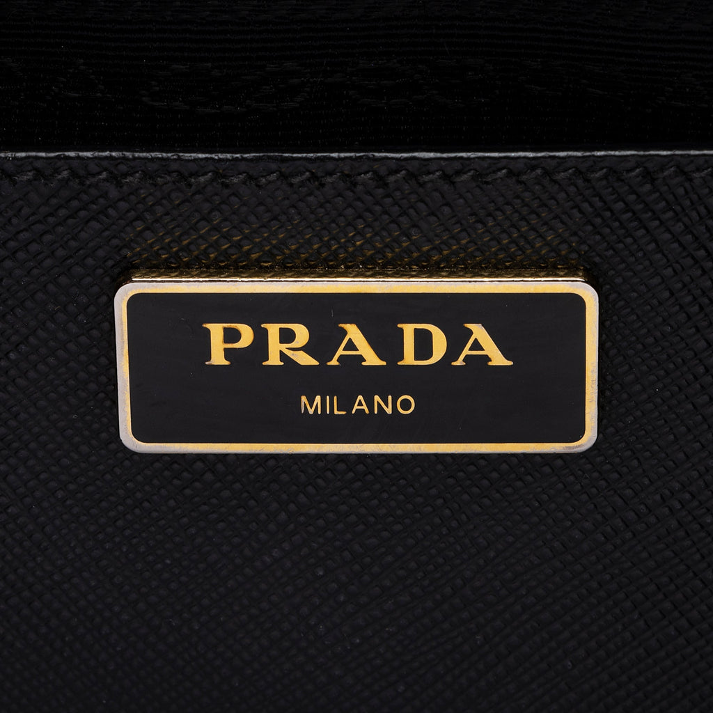 Prada Saffiano Lux Double-Zip Medium Tote (SHF-22264)