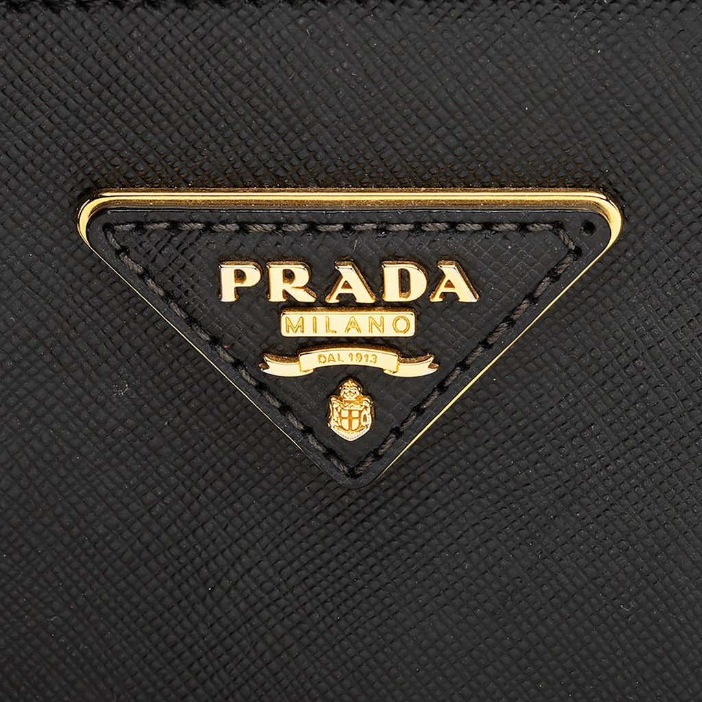 Prada Saffiano Lux Double-Zip Medium Tote (SHF-22264)