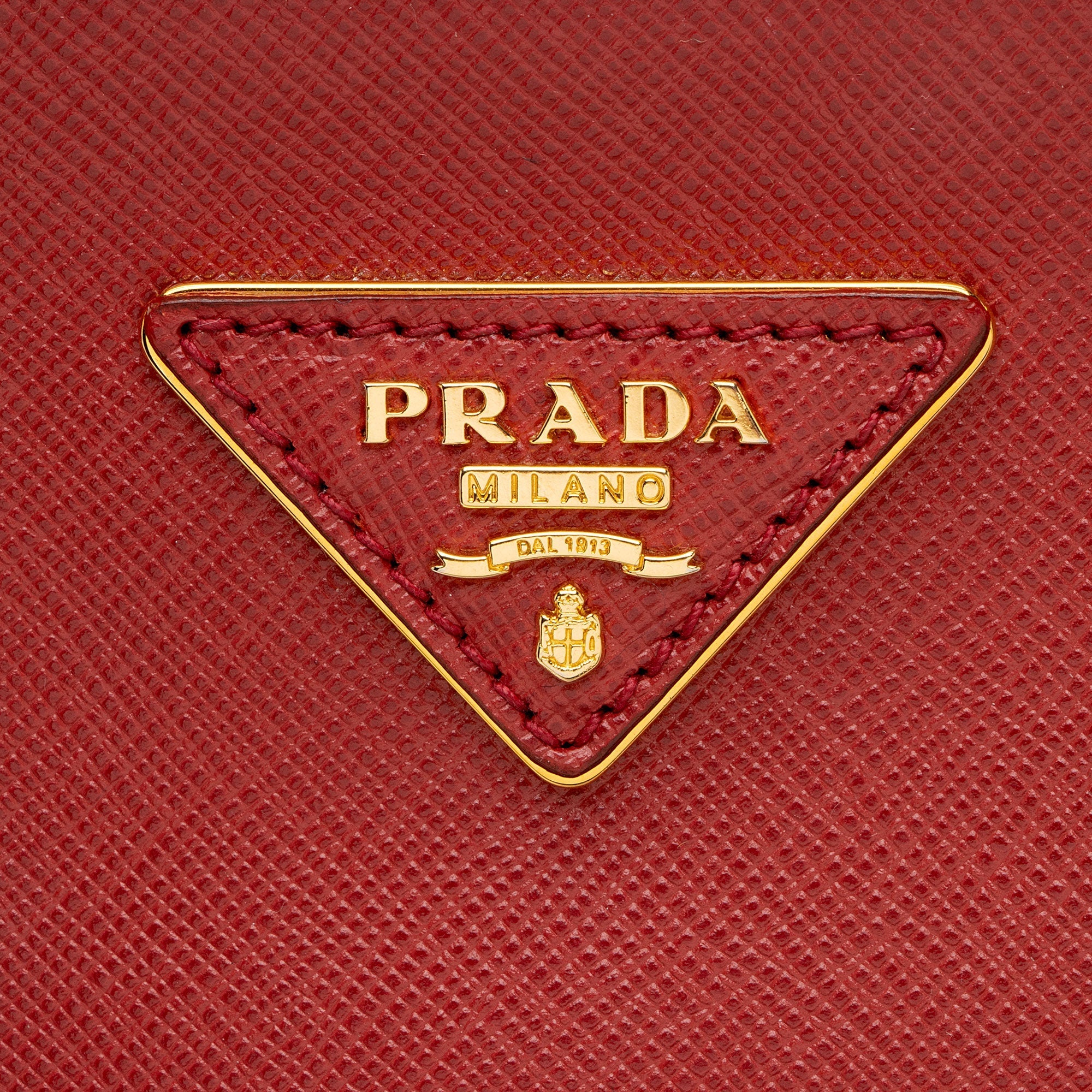Prada Saffiano Lux Double Zip Medium Tote (SHF-nSgtps)