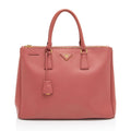 Prada Saffiano Lux Double Zip Medium Tote (SHF-XXyRbs)