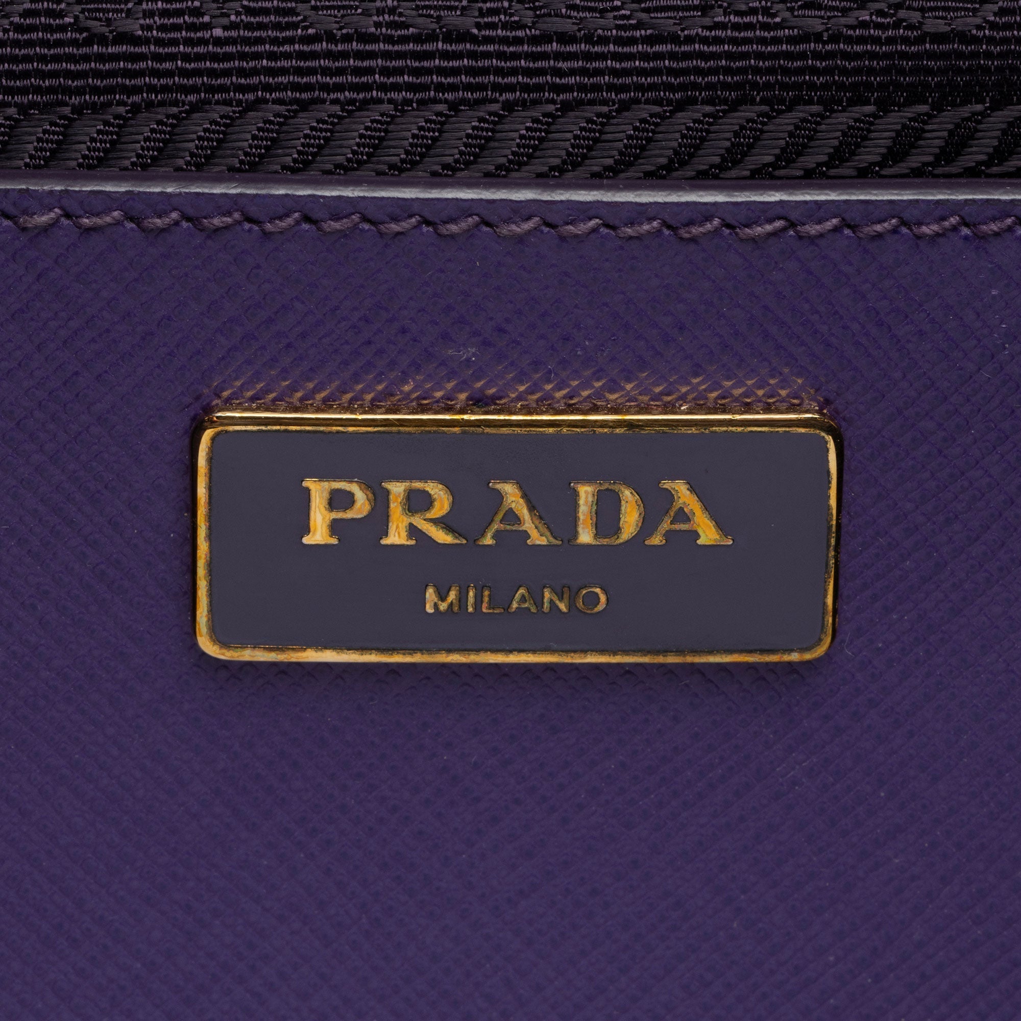 Prada Saffiano Lux Double Zip Medium Tote