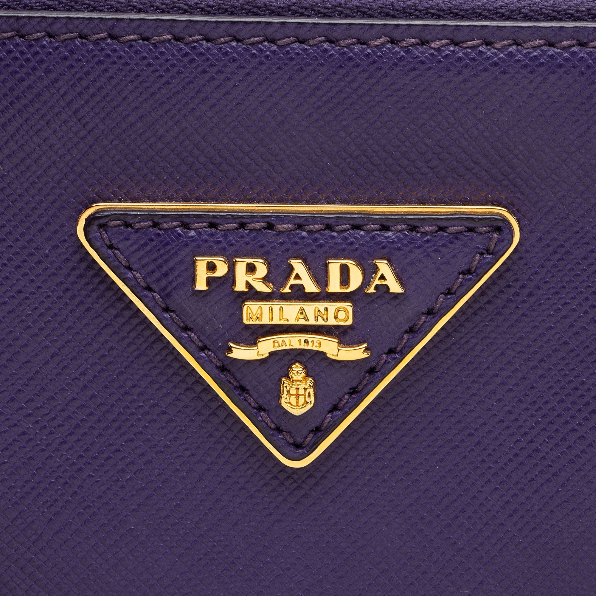 Prada Saffiano Lux Double Zip Medium Tote