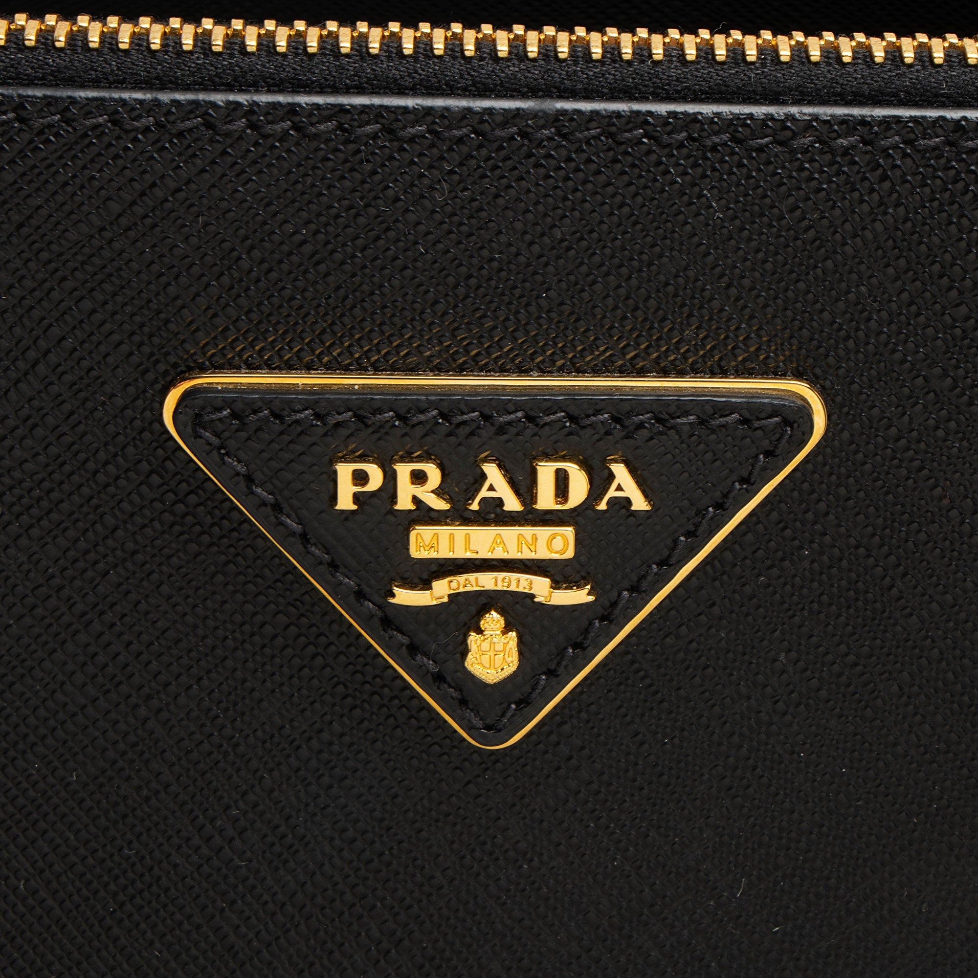 Prada Saffiano Lux Double Zip Medium Tote (SHF-bT2iXS)