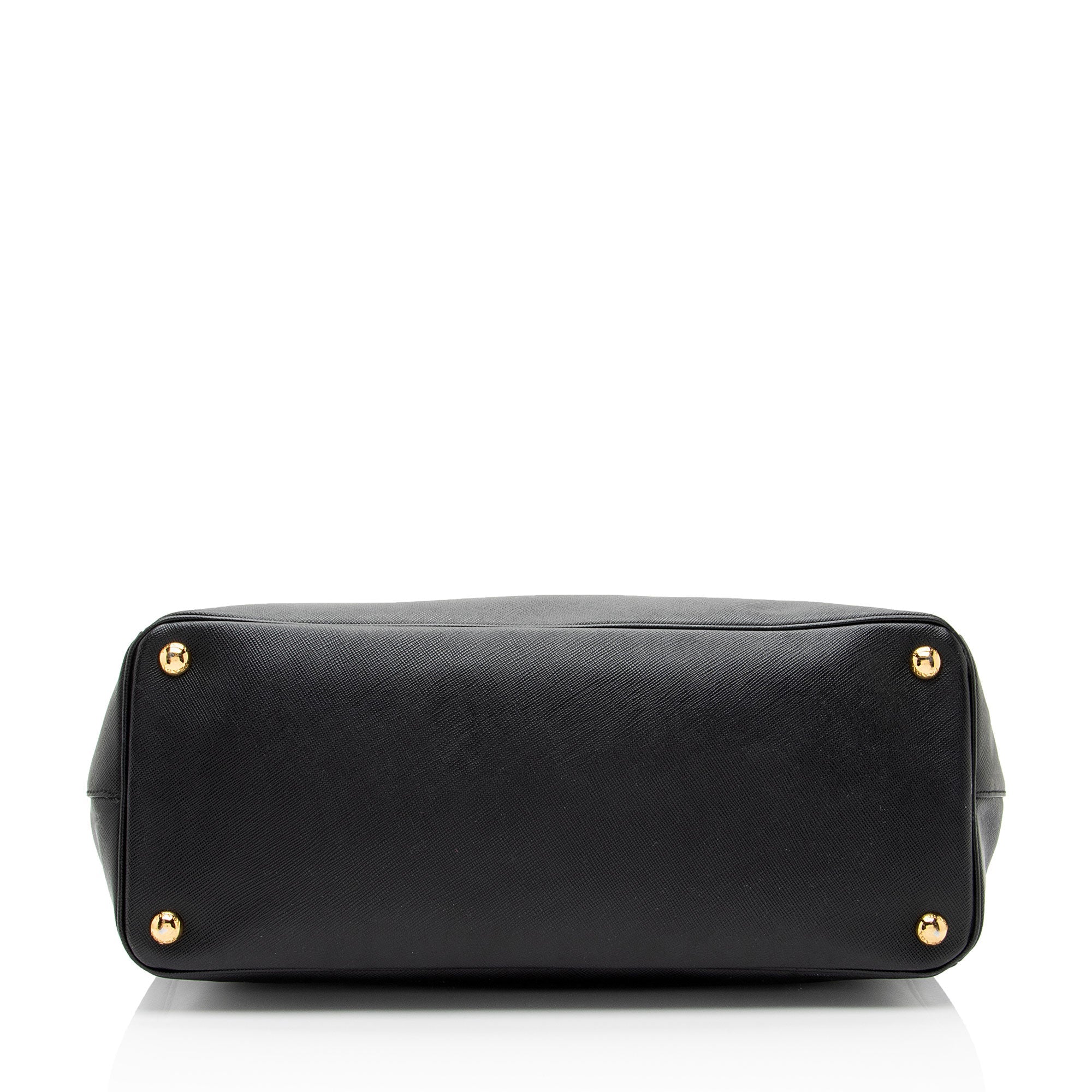 Prada Saffiano Lux Double Zip Medium Tote