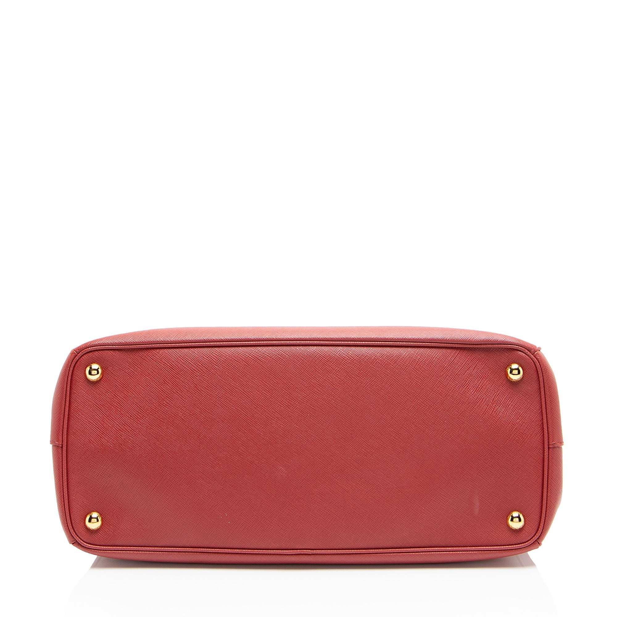 Prada Saffiano Lux Double Zip Medium Tote