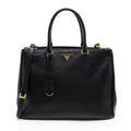 Prada Saffiano Lux Double Zip Medium Tote