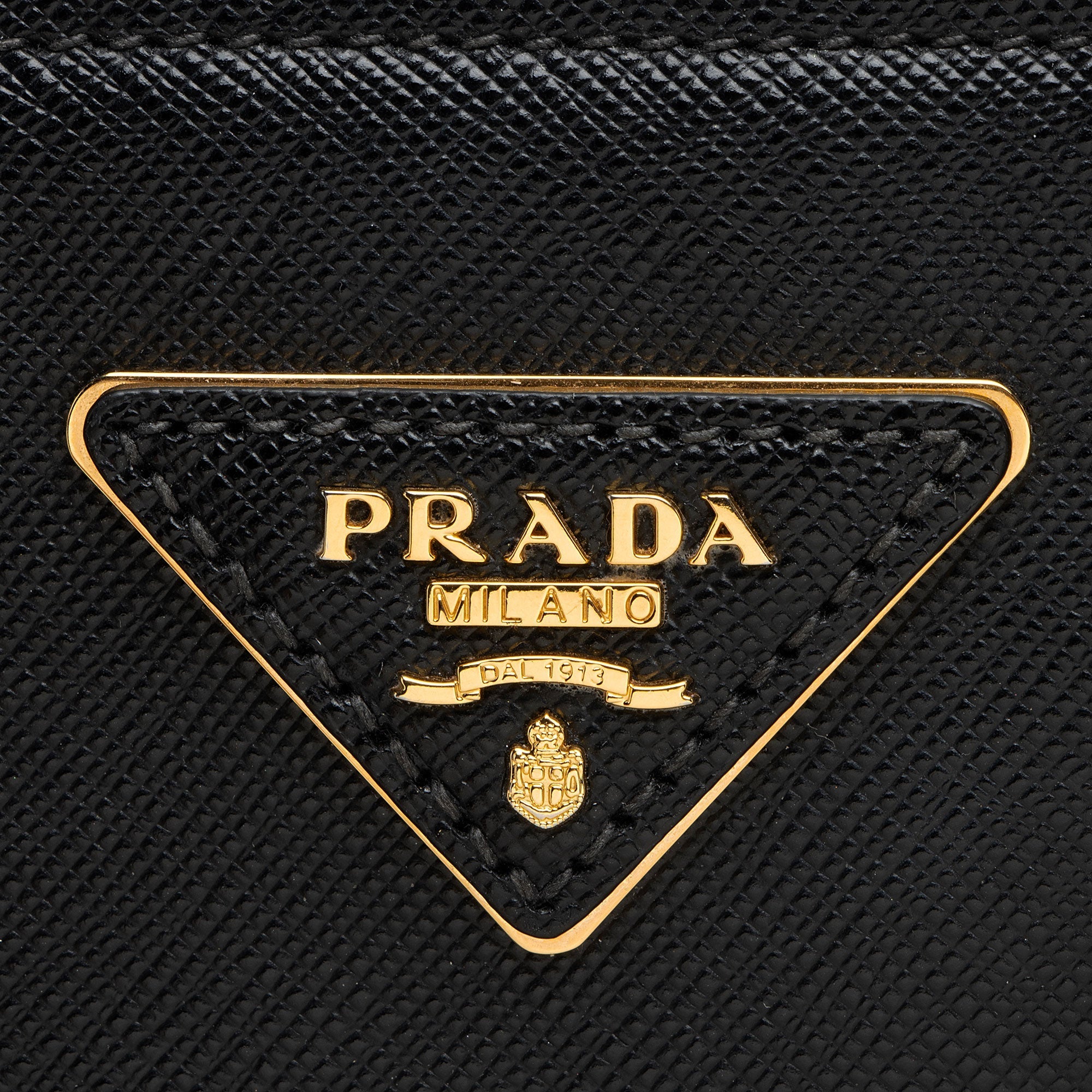 Prada Saffiano Lux Double Zip Medium Tote