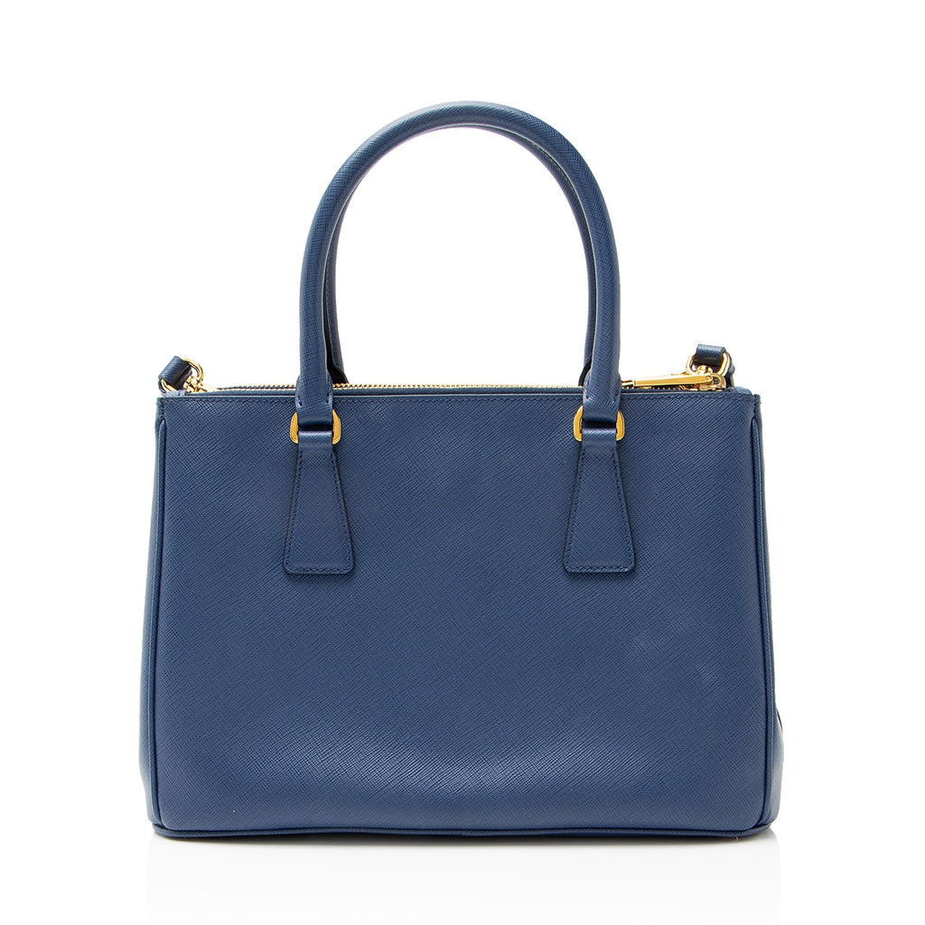 Prada Saffiano Lux Double Zip Medium Tote