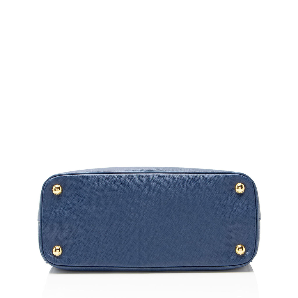 Prada Saffiano Lux Double Zip Medium Tote