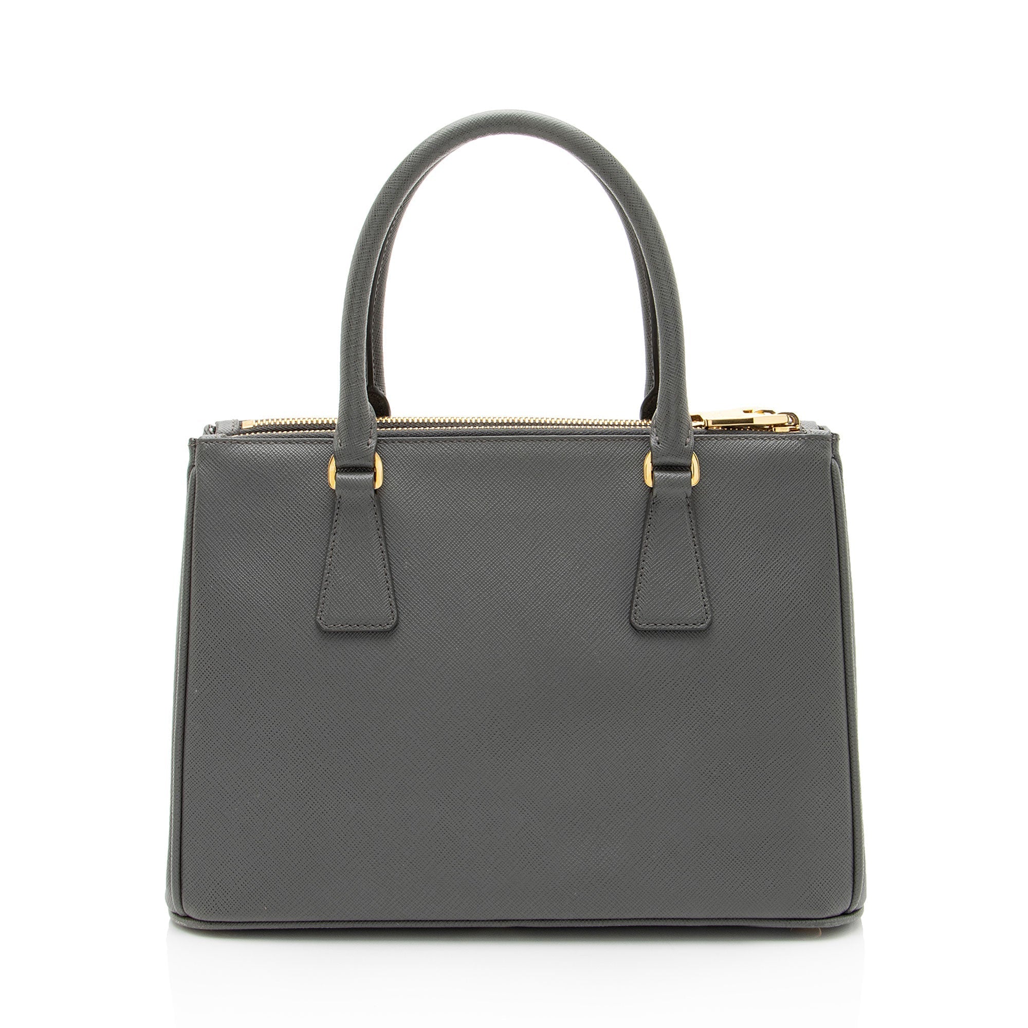 Prada Saffiano Lux Double Zip Medium Tote