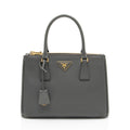 Prada Saffiano Lux Double Zip Medium Tote