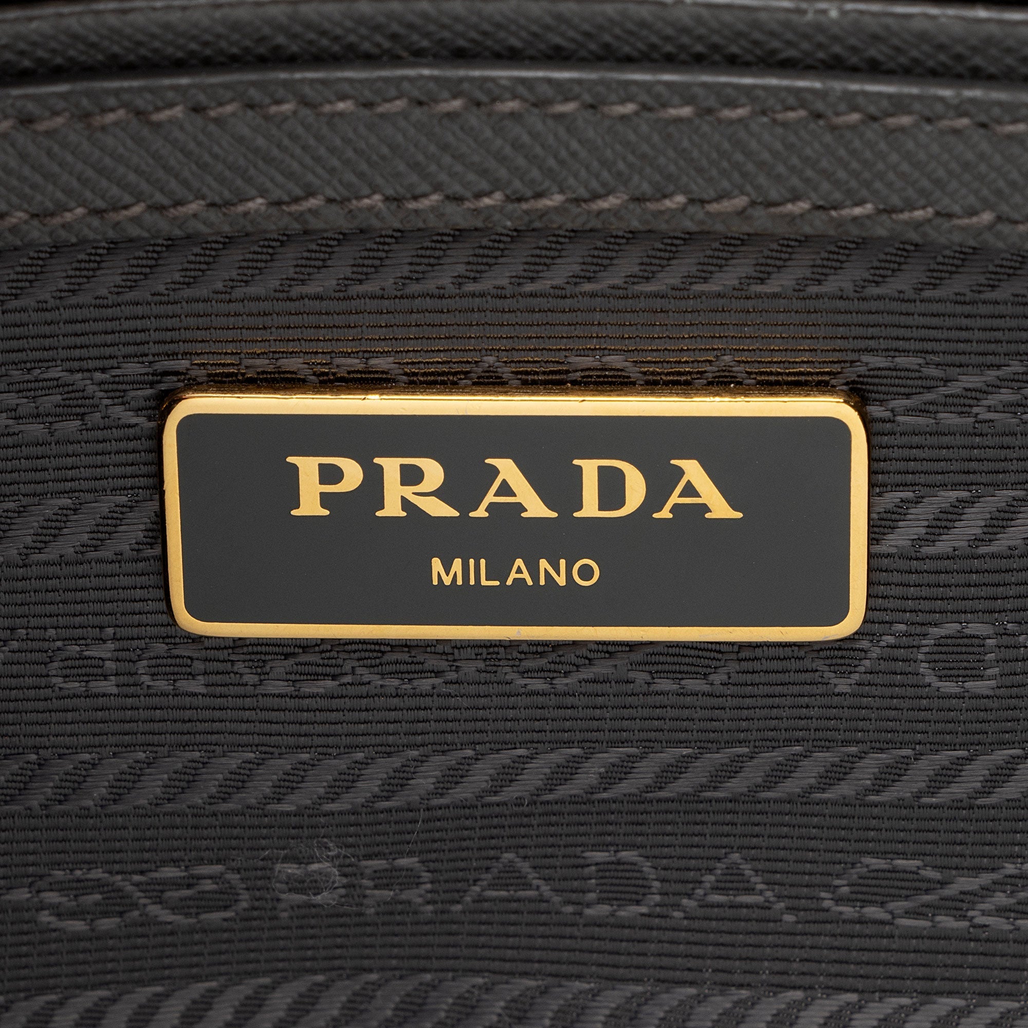 Prada Saffiano Lux Double Zip Medium Tote