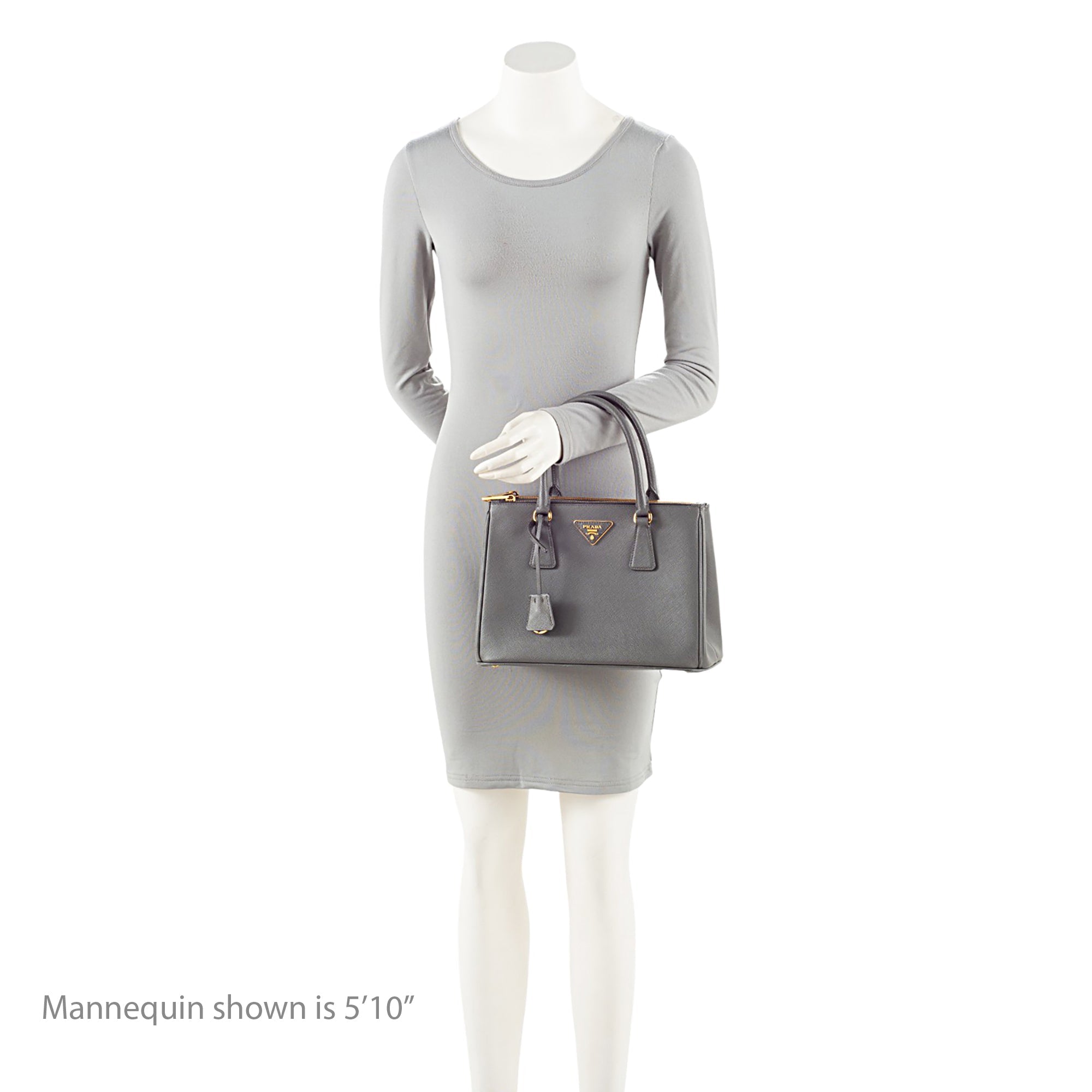 Prada Saffiano Lux Double Zip Medium Tote