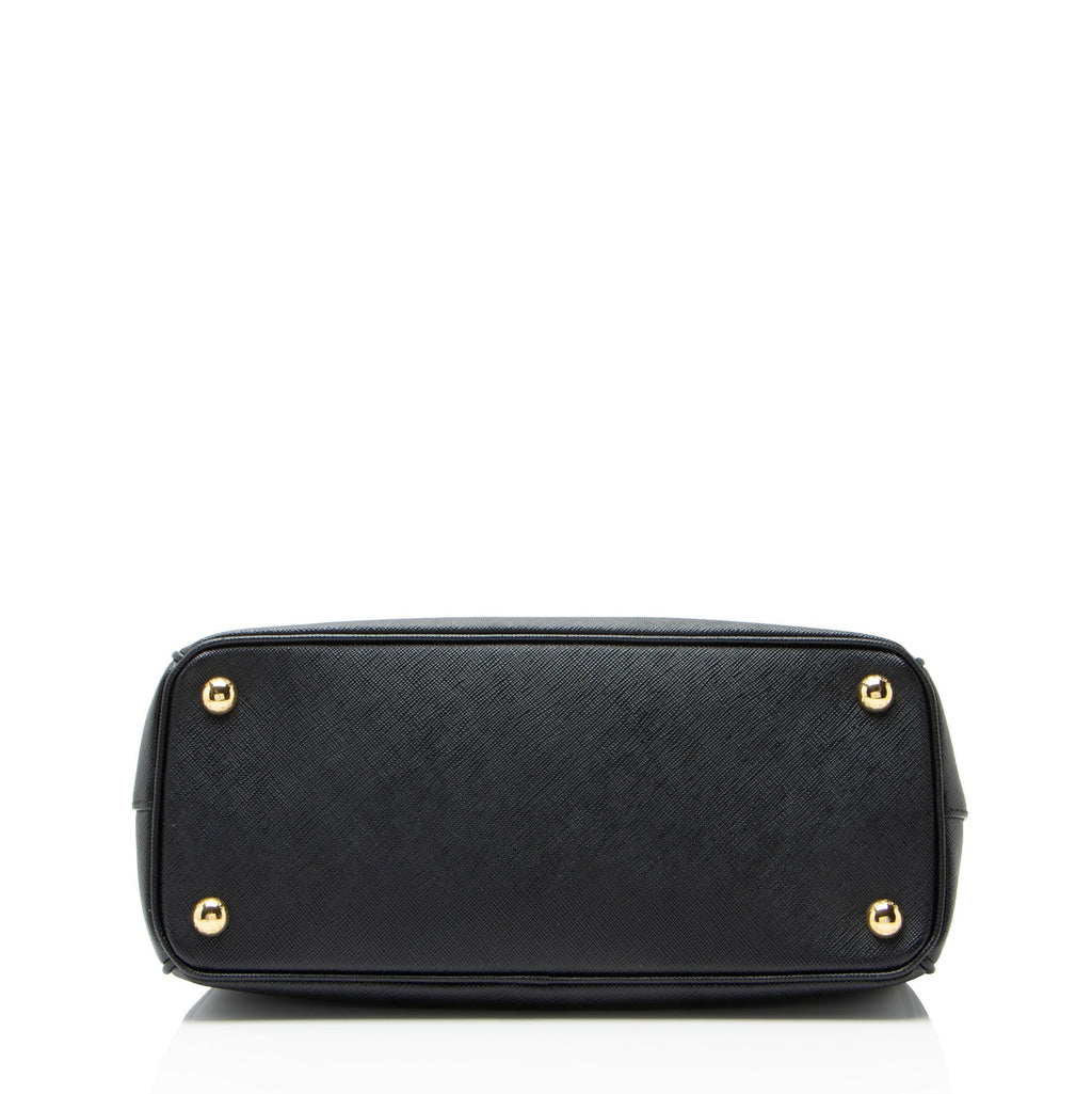 Prada Saffiano Lux Double Zip Medium Tote