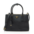 Prada Saffiano Lux Double Zip Medium Tote