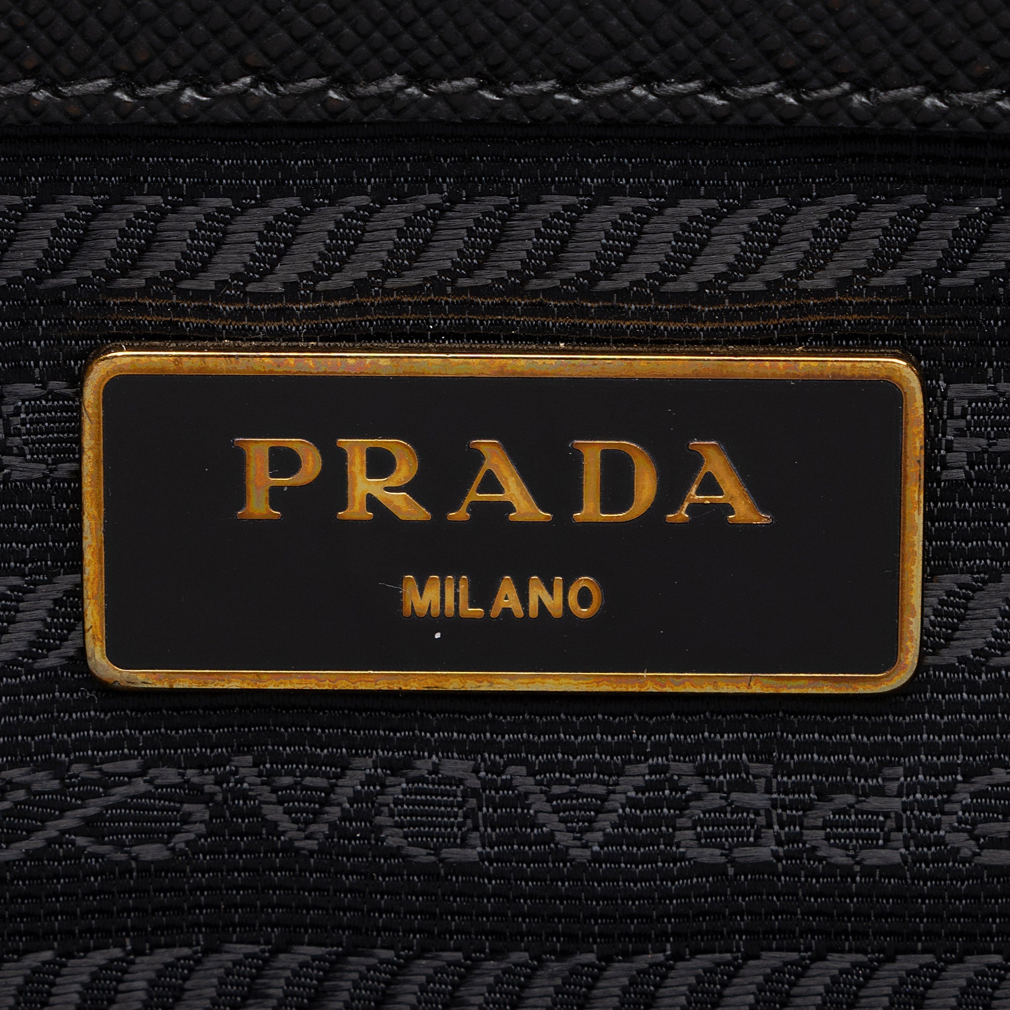 Prada Saffiano Lux Double Zip Small Tote (SHF-lqv9hG)