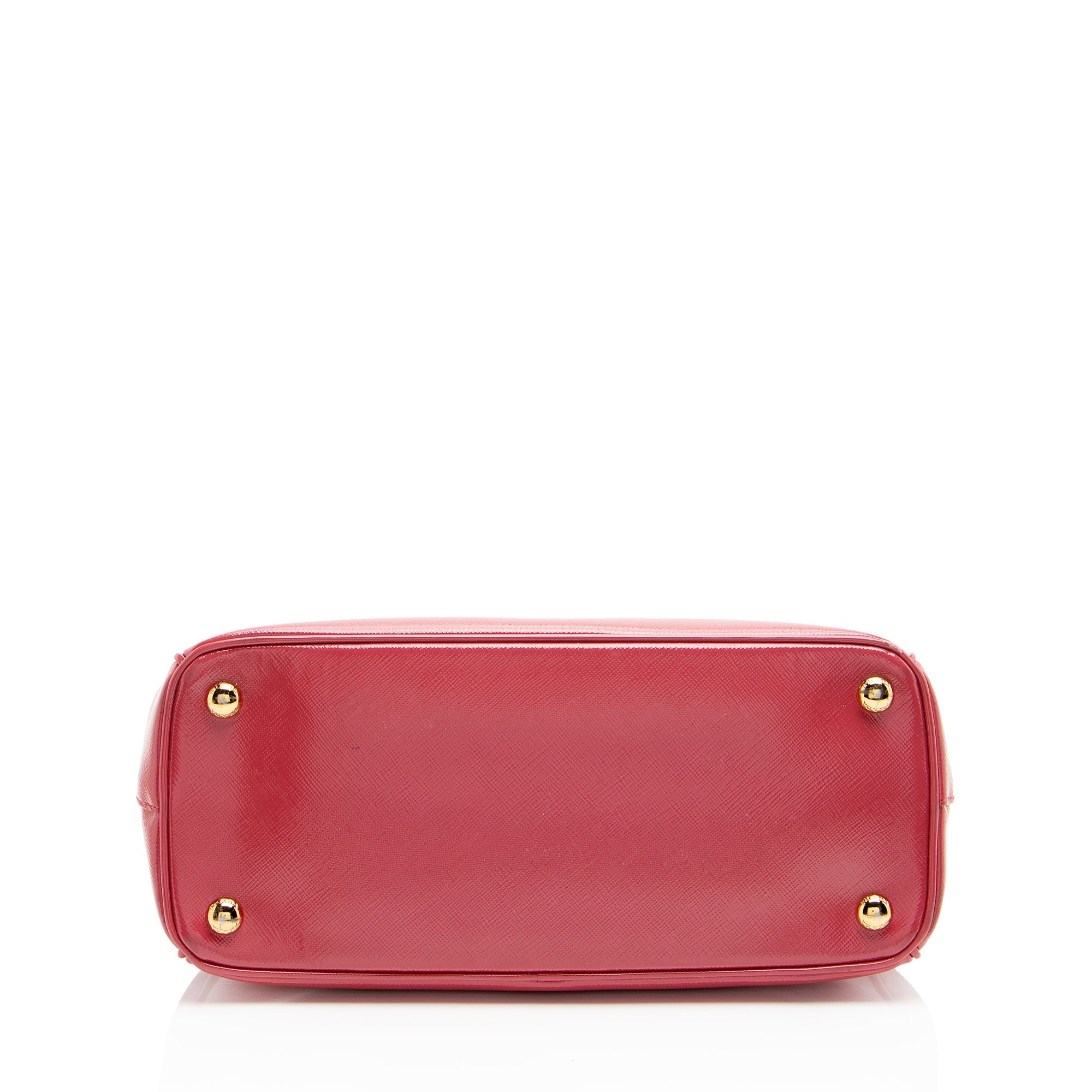 Prada Saffiano Lux Double Zip Small Tote (SHF-FZ8BIg)