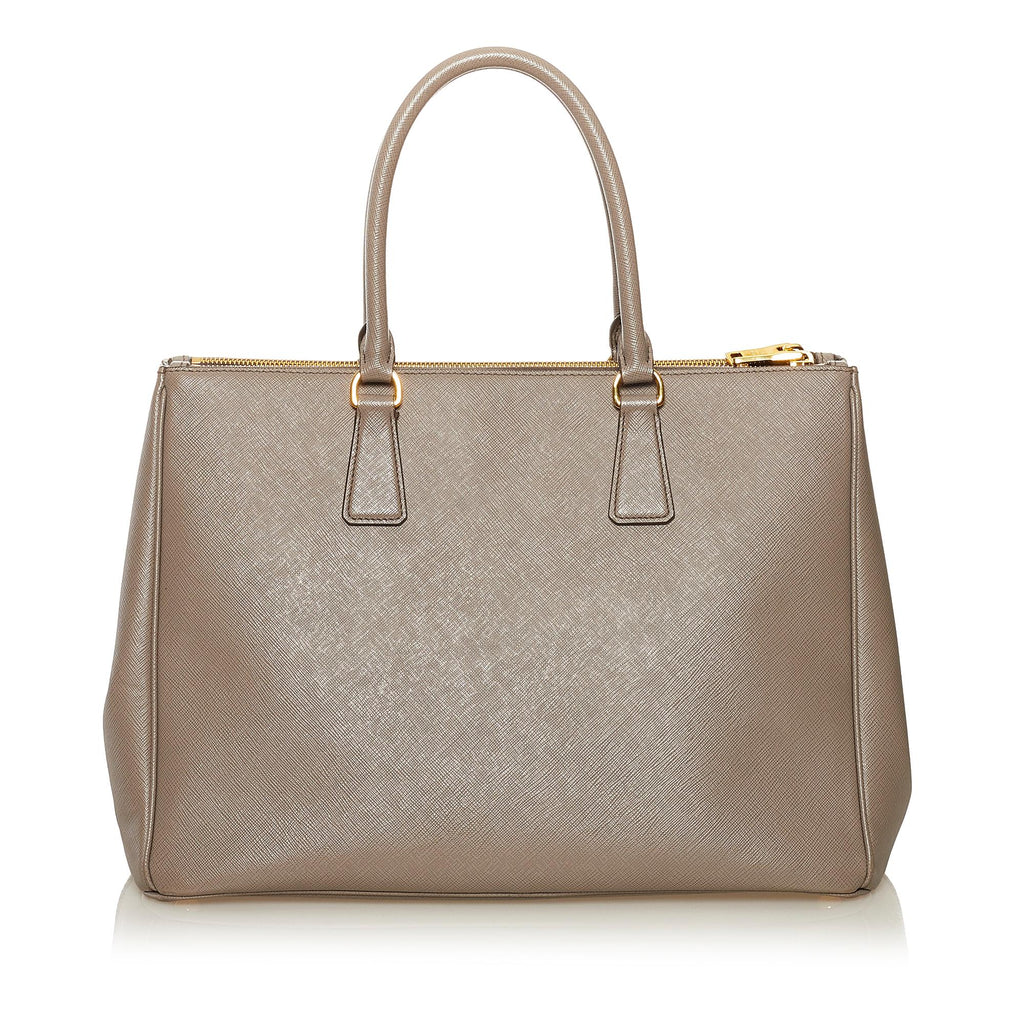 Prada Saffiano Lux Galleria Double Zip Tote Bag (SHG-35054)