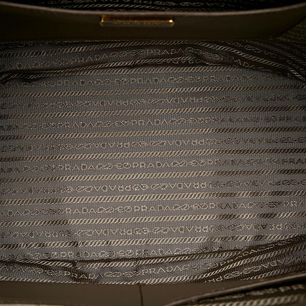 Prada Saffiano Lux Galleria Double Zip Tote Bag (SHG-35054)
