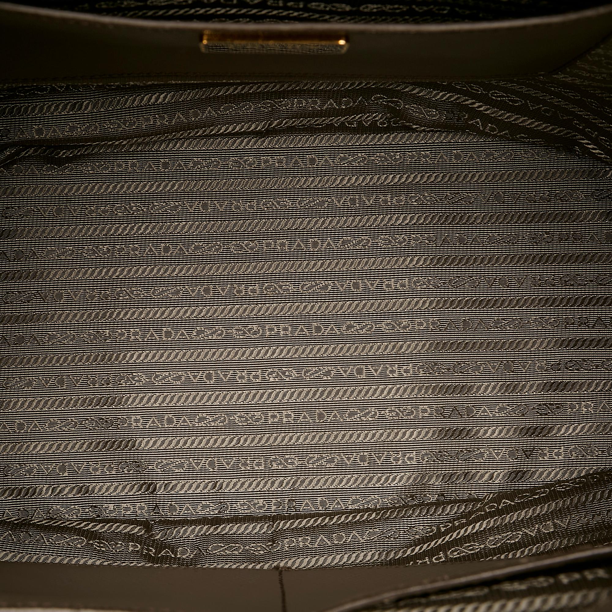 Prada Saffiano Lux Galleria Double Zip Tote Bag (SHG-35054)
