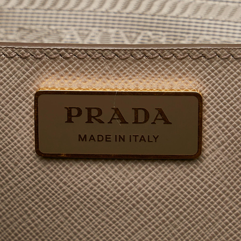 Prada Saffiano Lux Galleria Double Zip Tote Bag (SHG-35054)