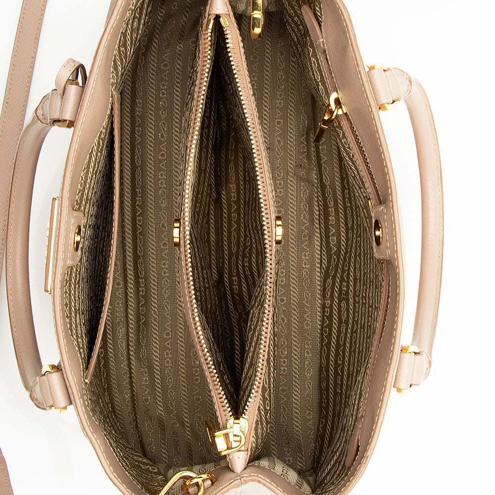 Prada Saffiano Lux Galleria Medium Tote (SHF-17203)