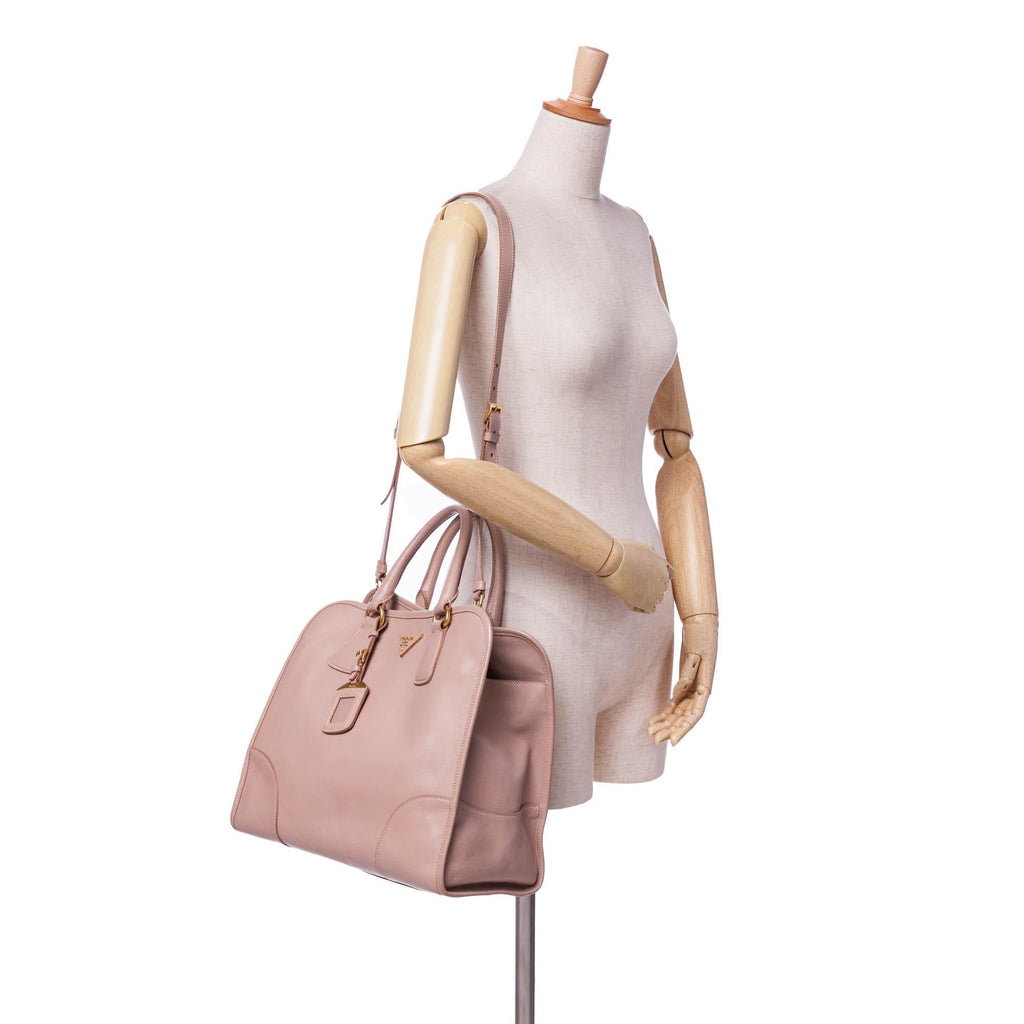 Prada Saffiano Lux Shopping Tote